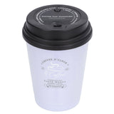 USB Humidifier 300ml Coffee Cup Low Noise Auto Off Compact Lightweight Space Saving Mini Humidifier for Car Home OfficePurple