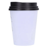 USB Humidifier 300ml Coffee Cup Low Noise Auto Off Compact Lightweight Space Saving Mini Humidifier for Car Home OfficePurple