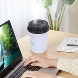 USB Humidifier 300ml Coffee Cup Low Noise Auto Off Compact Lightweight Space Saving Mini Humidifier for Car Home OfficePurple - Extra Image