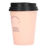 USB Humidifier 300ml Coffee Cup Low Noise Auto Off Compact Lightweight Space Saving Mini Humidifier for Car Home OfficePink
