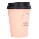 USB Humidifier 300ml Coffee Cup Low Noise Auto Off Compact Lightweight Space Saving Mini Humidifier for Car Home OfficePink