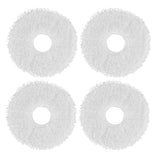 4pcs Sweeper Mop Pad Fiber Cleaning Mop Cloth Replacement for DEEBOT X1 Sweeping Robot