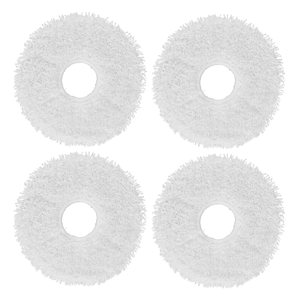 4pcs Sweeper Mop Pad Fiber Cleaning Mop Cloth Replacement for DEEBOT X1 Sweeping Robot