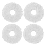 4pcs Sweeper Mop Pad Fiber Cleaning Mop Cloth Replacement for DEEBOT X1 Sweeping Robot
