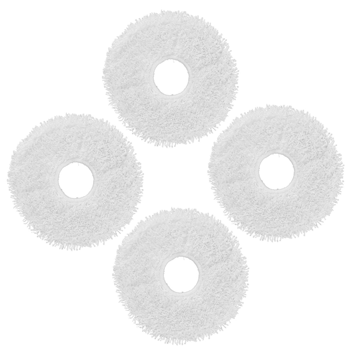 4pcs Sweeper Mop Pad Fiber Cleaning Mop Cloth Replacement for DEEBOT X1 Sweeping Robot
