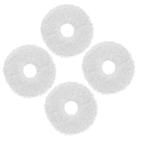4pcs Sweeper Mop Pad Fiber Cleaning Mop Cloth Replacement for DEEBOT X1 Sweeping Robot