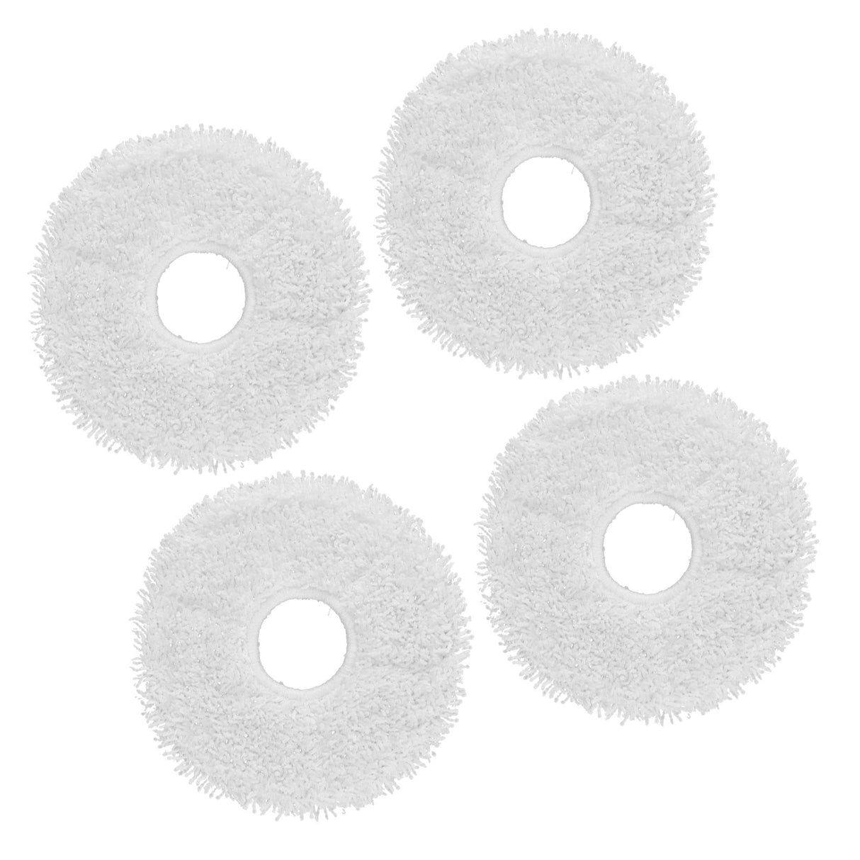 4pcs Sweeper Mop Pad Fiber Cleaning Mop Cloth Replacement for DEEBOT X1 Sweeping Robot