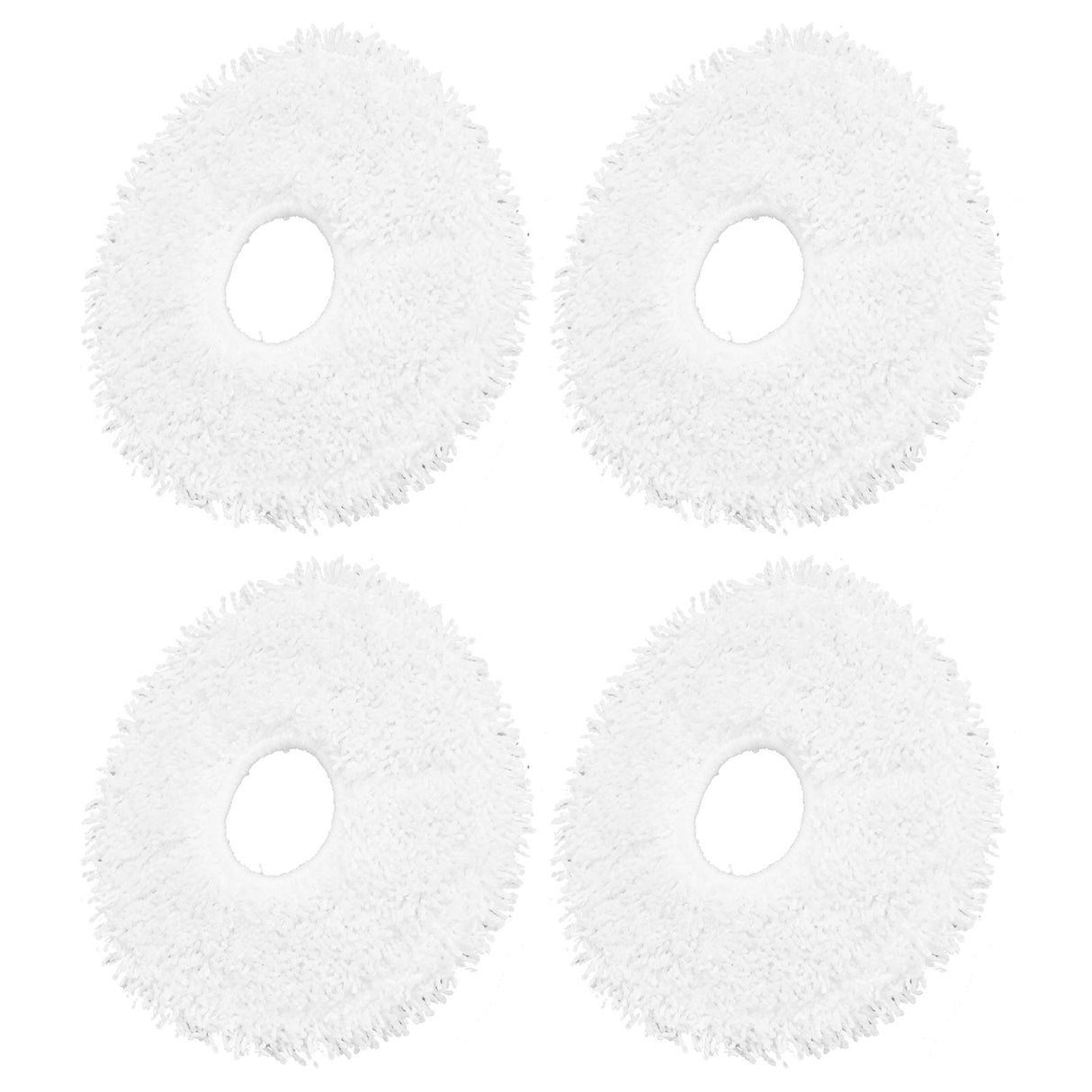 4pcs Sweeper Mop Pad Fiber Cleaning Mop Cloth Replacement for DEEBOT X1 Sweeping Robot