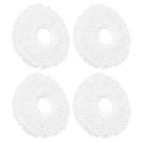4pcs Sweeper Mop Pad Fiber Cleaning Mop Cloth Replacement for DEEBOT X1 Sweeping Robot