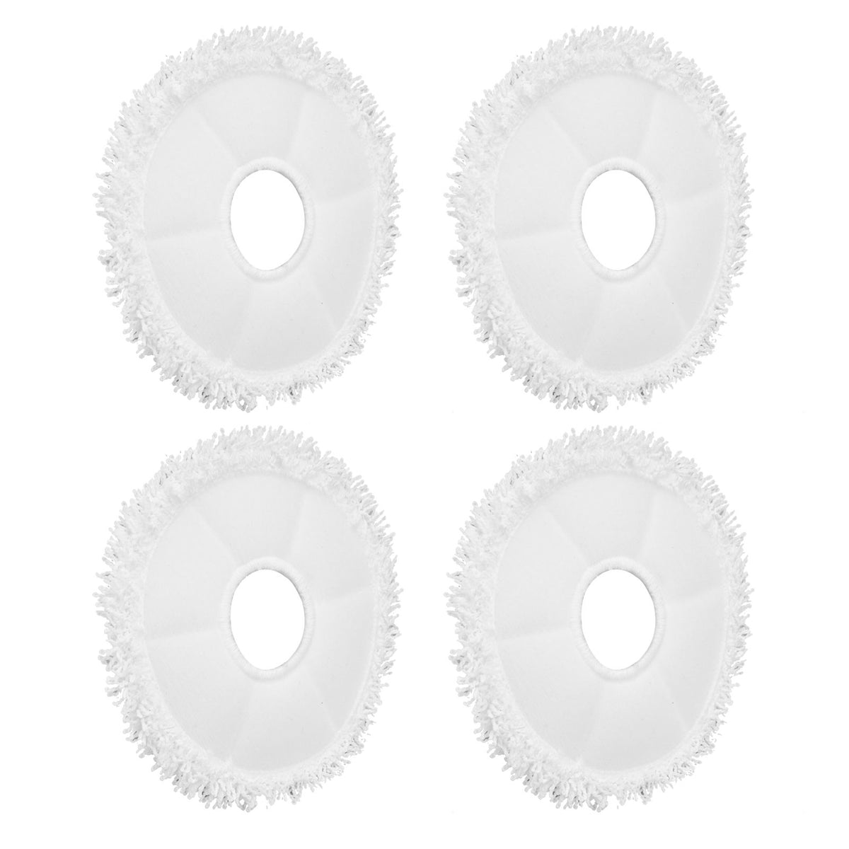 4pcs Sweeper Mop Pad Fiber Cleaning Mop Cloth Replacement for DEEBOT X1 Sweeping Robot