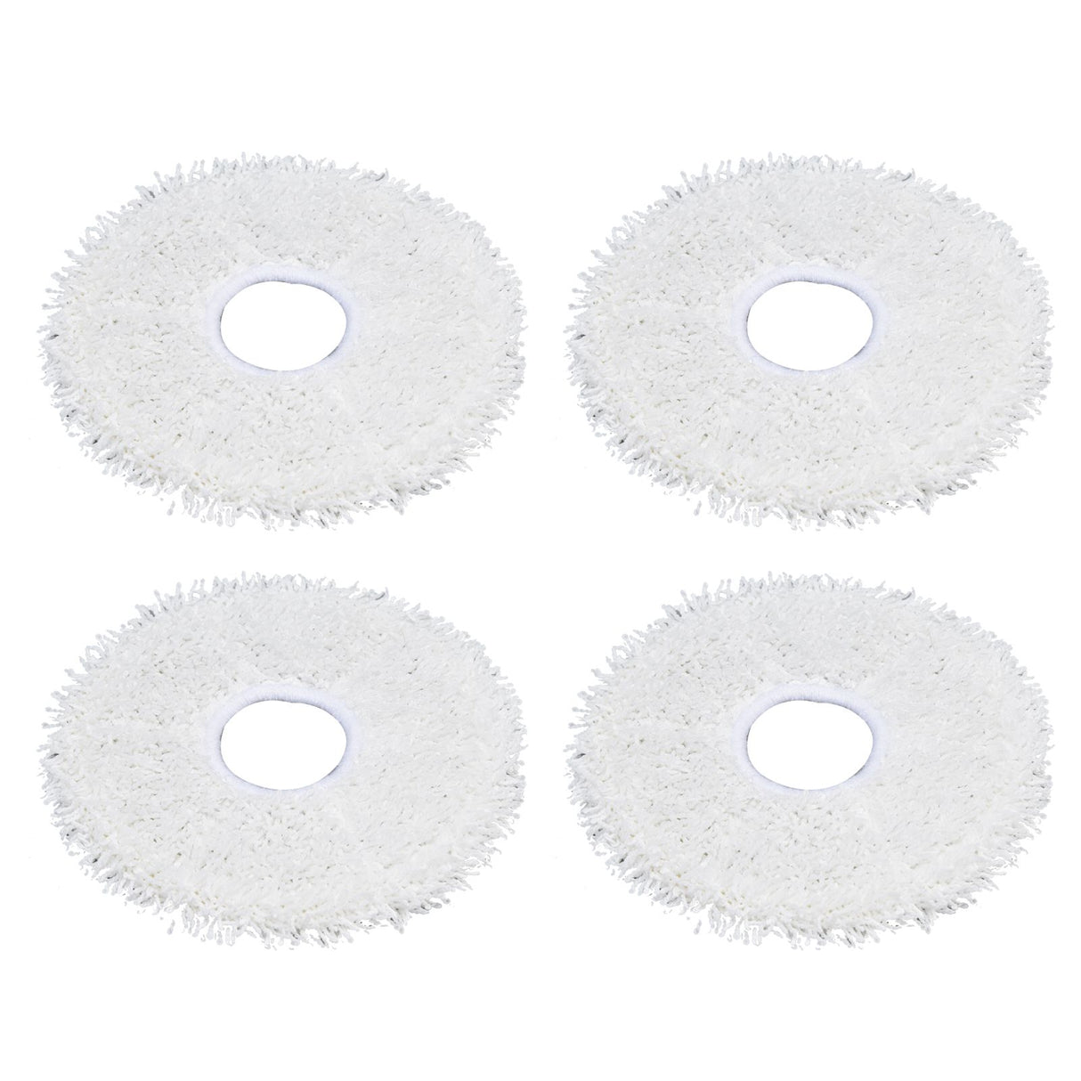 4pcs Sweeper Mop Pad Fiber Cleaning Mop Cloth Replacement for DEEBOT X1 Sweeping Robot