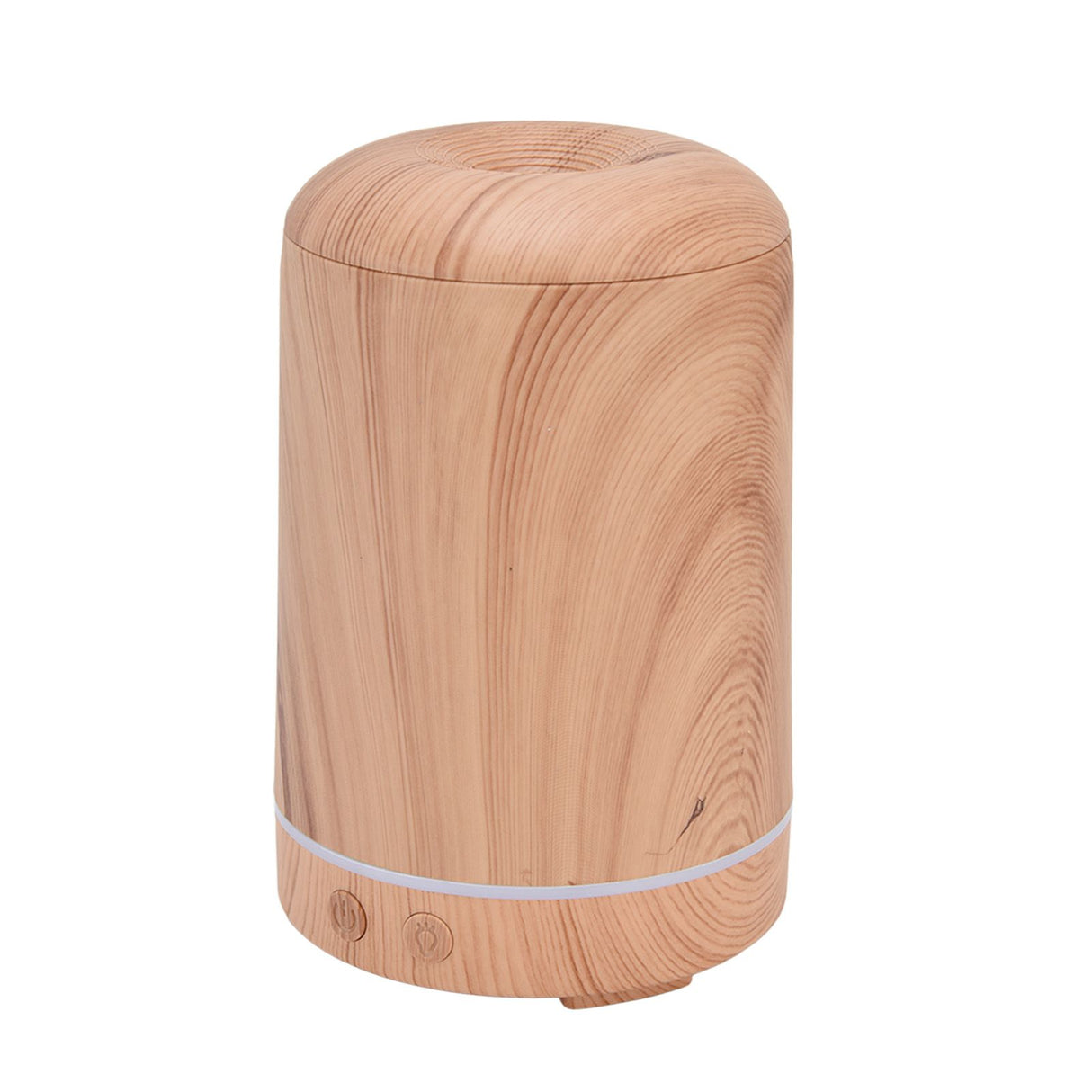 200ml Wood Grain Humidifier Aroma Air Humidifier USB Powered Night Light Humidifier for Bedroom