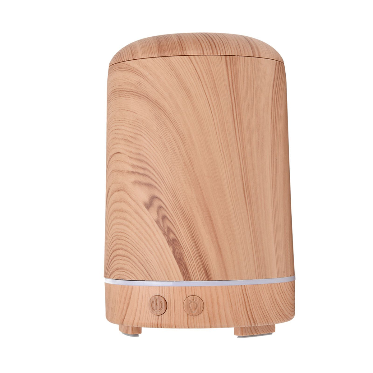 200ml Wood Grain Humidifier Aroma Air Humidifier USB Powered Night Light Humidifier for Bedroom