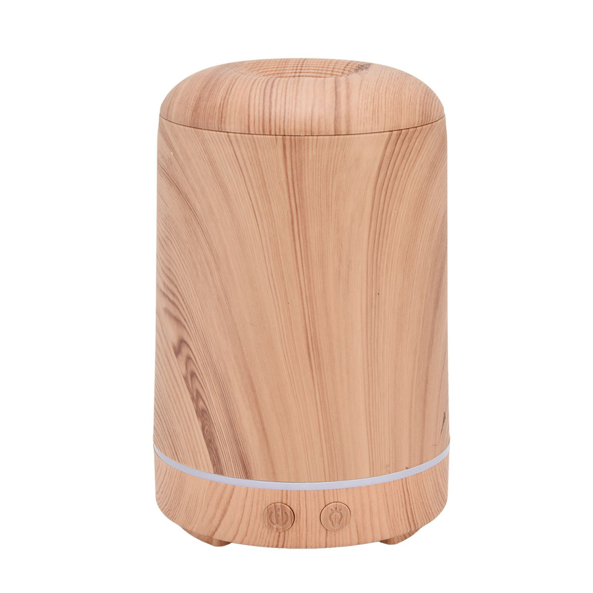 200ml Wood Grain Humidifier Aroma Air Humidifier USB Powered Night Light Humidifier for Bedroom
