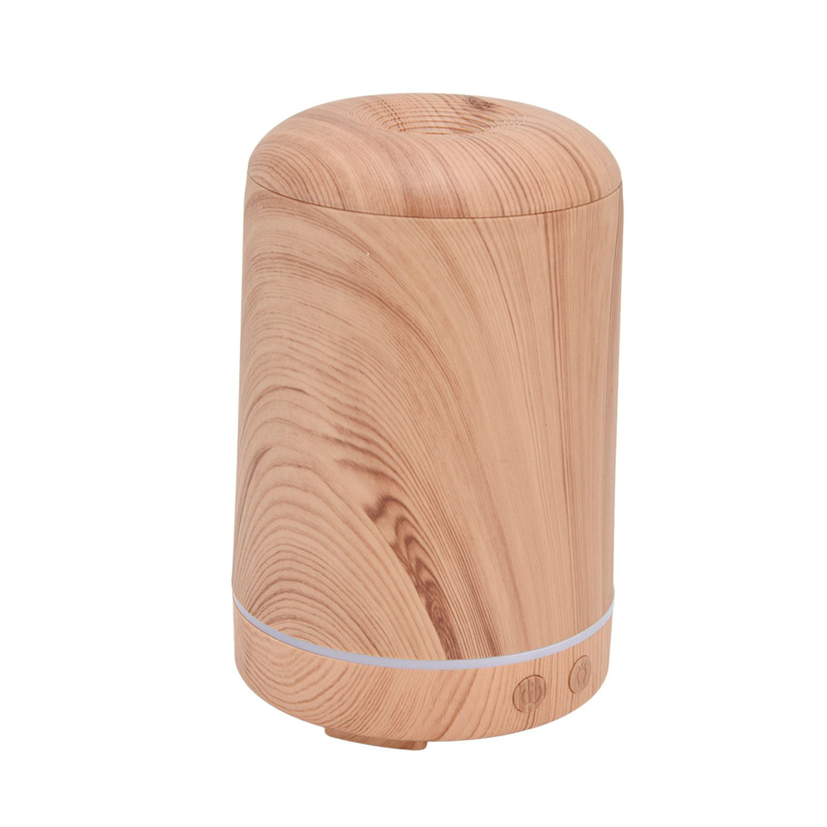 200ml Wood Grain Humidifier Aroma Air Humidifier USB Powered Night Light Humidifier for Bedroom