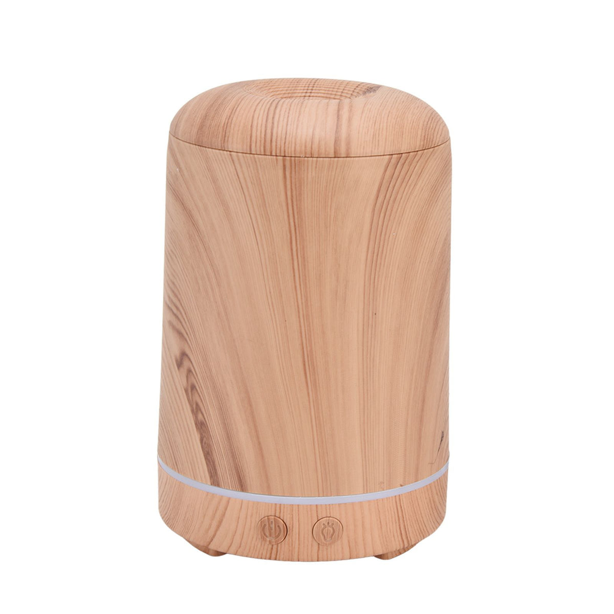 200ml Wood Grain Humidifier Aroma Air Humidifier USB Powered Night Light Humidifier for Bedroom