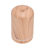 200ml Wood Grain Humidifier Aroma Air Humidifier USB Powered Night Light Humidifier for Bedroom