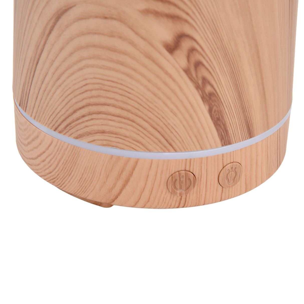 200ml Wood Grain Humidifier Aroma Air Humidifier USB Powered Night Light Humidifier for Bedroom