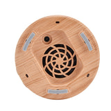 200ml Wood Grain Humidifier Aroma Air Humidifier USB Powered Night Light Humidifier for Bedroom