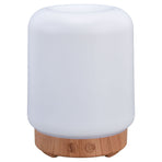 200ml Wood Grain Humidifier USB Powered Aroma Air Humidifier Night Light Humidifier for Bedroom Living Rooms Office