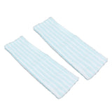 2Pcs Mopping Pad Strong Water Absorption Mop Cloth Replacement for LEIFHEIT Tile Stone Floors - Rear View