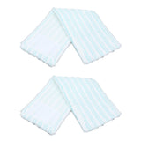 2Pcs Mopping Pad Strong Water Absorption Mop Cloth Replacement for LEIFHEIT Tile Stone Floors - Close-Up Angle