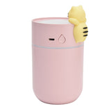 260ml Mini Humidifier USB Charging Humidifier with LED Night Light for Home Office - Top-Down View