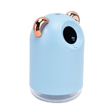 Mini Humidifier USB Charging 2 Modes Silent Portable Desk Air Humidifier with Night Light for Car Bedroom Office - Side View