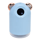 Mini Humidifier USB Charging 2 Modes Silent Portable Desk Air Humidifier with Night Light for Car Bedroom Office - Top-Down View