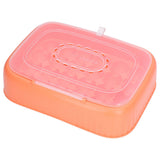 24 Eggs Containers ABS Egg Tray Storage Box Refrigerator Organizer Bins with Breathable VentsOrange - 45-Degree Angle