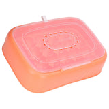 24 Eggs Containers ABS Egg Tray Storage Box Refrigerator Organizer Bins with Breathable VentsOrange - Extra Image