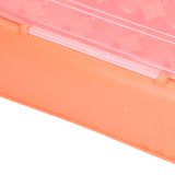 24 Eggs Containers ABS Egg Tray Storage Box Refrigerator Organizer Bins with Breathable VentsOrange