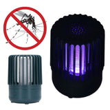 LED Mosquito Trap Lamp USB Rechargeable UV Photocatalyst Electric Insect Repellent LightBlack Green