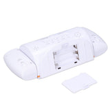 Projection Alarm Clock Glareless LED Night Light Voice Control Induction Temperature Display LED ClockWhite Orange