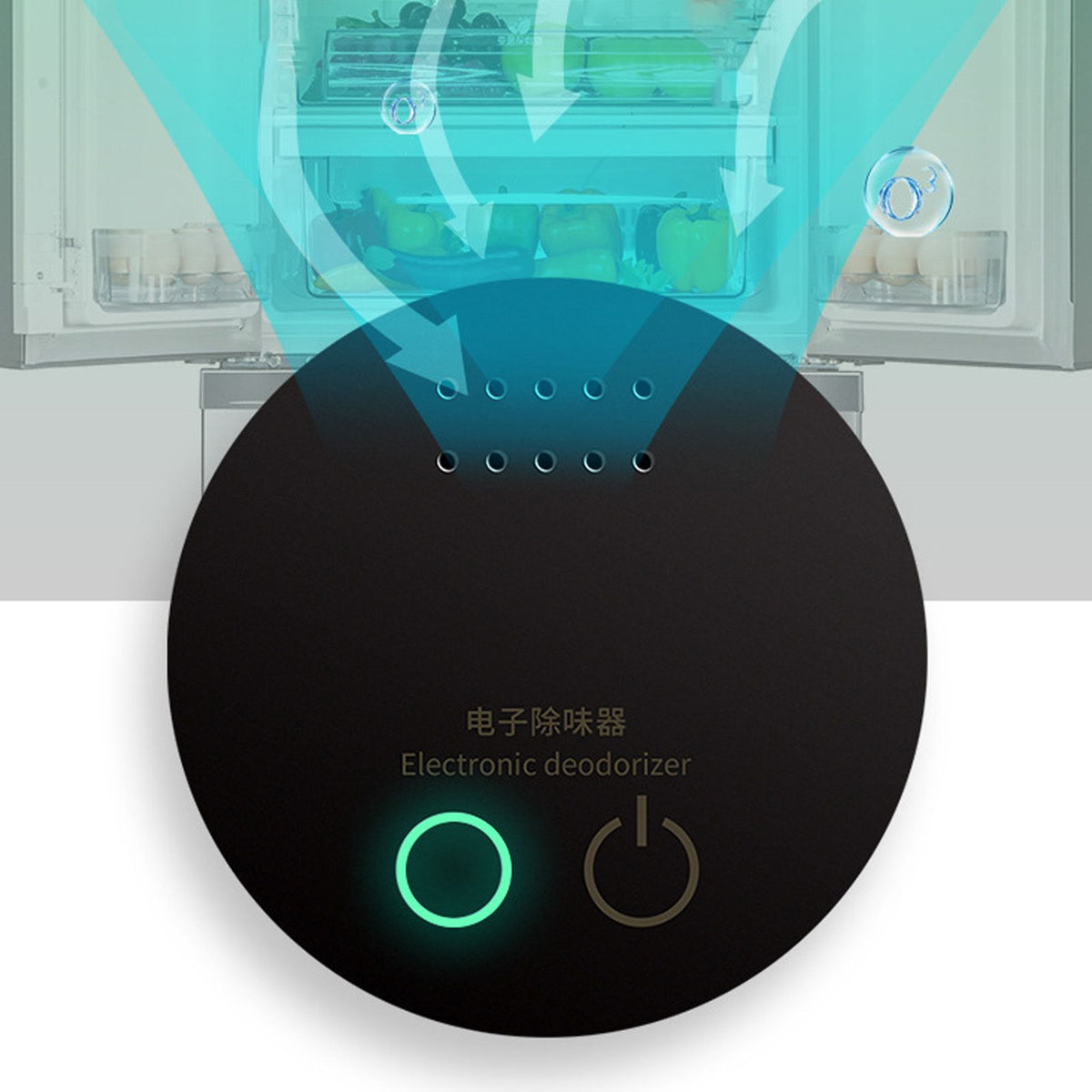 Electronic Deodorizer Air Purifier Fridge Freshener Odor Removal Machine for Wardrobe Shoes Closet