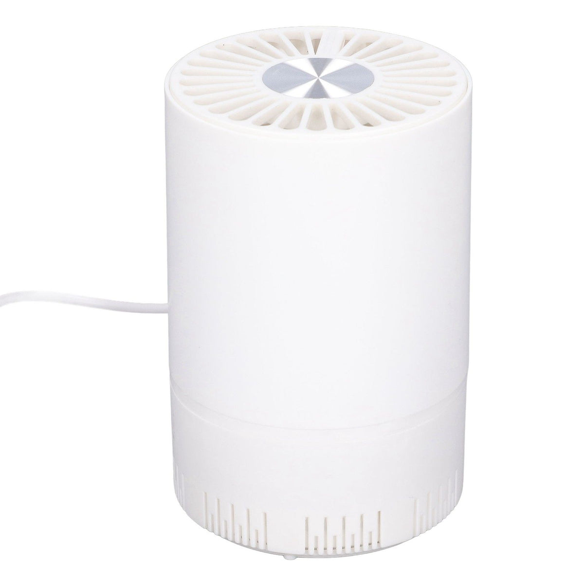 Desktop Air Purifier Intelligent USB Powered Ultra Quiet Negative Ion Air Purifier for Home Travel CarWhite