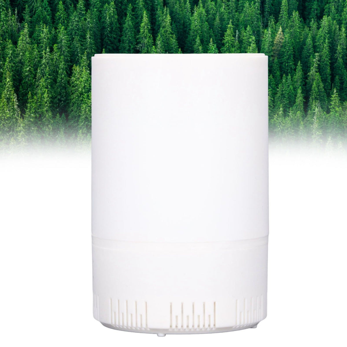 Desktop Air Purifier Intelligent USB Powered Ultra Quiet Negative Ion Air Purifier for Home Travel CarWhite