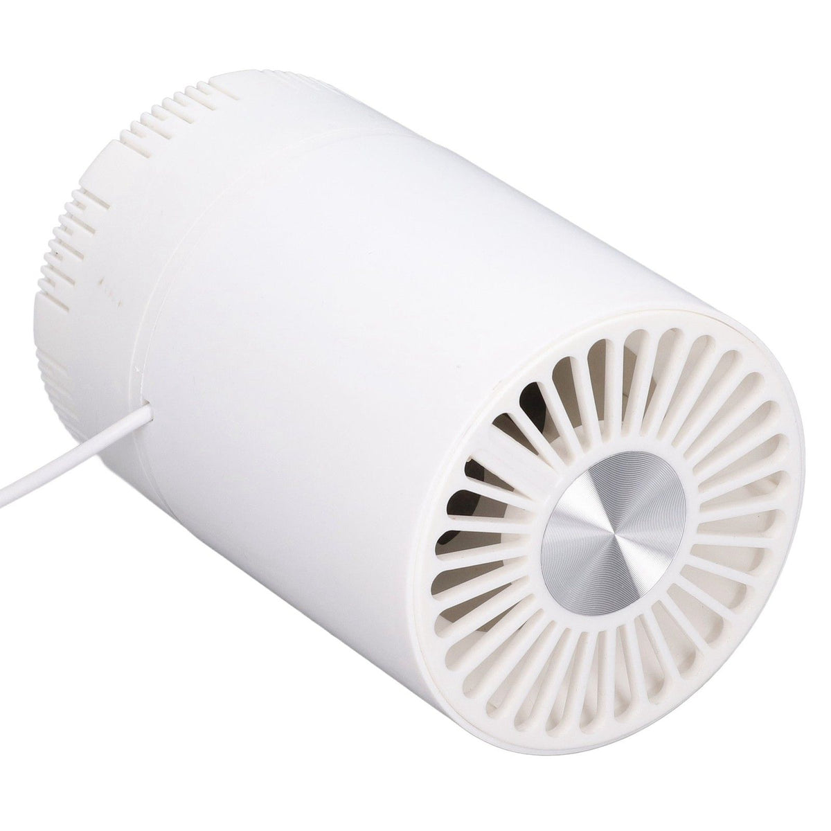 Desktop Air Purifier Intelligent USB Powered Ultra Quiet Negative Ion Air Purifier for Home Travel CarWhite
