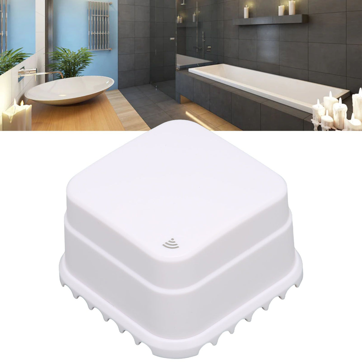 Wireless Smart Water Leak Sensor Alarm and App Alert Wireless Flood Leak Detector WiFi Water Leak Alarm for Bathroom