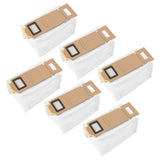 6Pcs Dust Bag Vacuum Cleaner Replacement Parts for Xiaomi Roborock T7S Plus EU Version