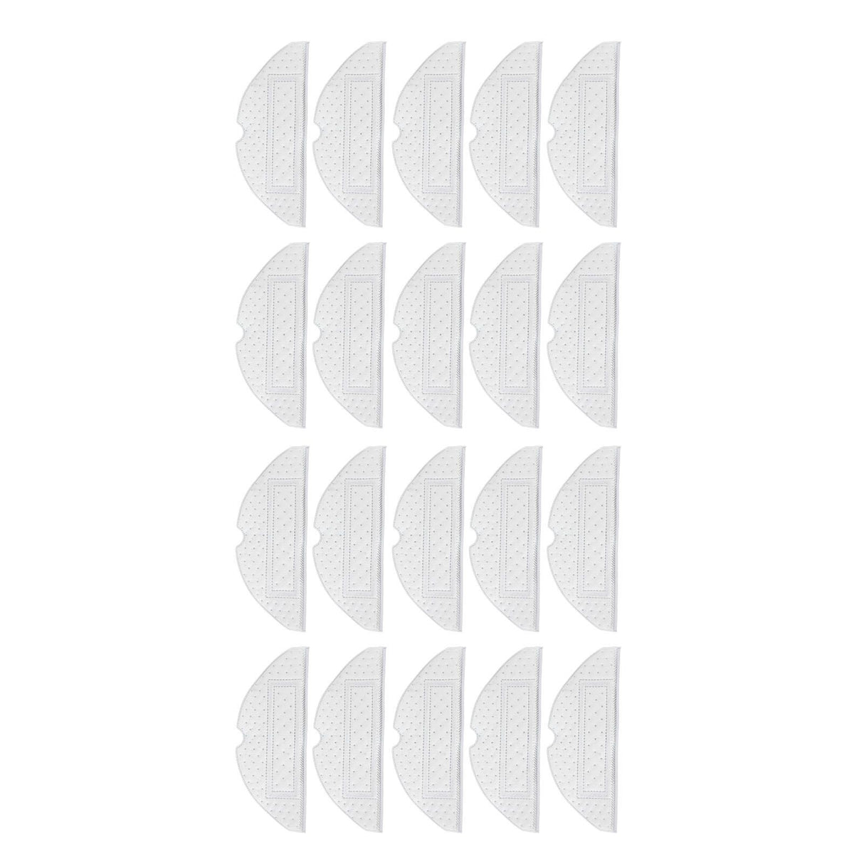 20pcs Sweeping Robot Disposable Mop Pads Mopping Cloth Replacement Cleaning Pads for Xiaomi Roborock S7