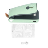 Mini Food Sealer Small Handheld Bottom Magnetic Design USB Charging Quick Sealing Food Sealer Machine - Front View