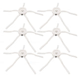 6PCS Robot Vacuum Cleaner Side Brush Silicone Sweeper Side Brush Replacement for Xiaomi Roborock S7 White - Extra Image