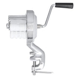 Manual Macaroni Maker Aluminium Alloy Silver Portable Hand Cranking Noodles Pressing Machine for Kitchen Restaurant - 45-Degree Angle