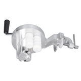 Manual Macaroni Maker Aluminium Alloy Silver Portable Hand Cranking Noodles Pressing Machine for Kitchen Restaurant