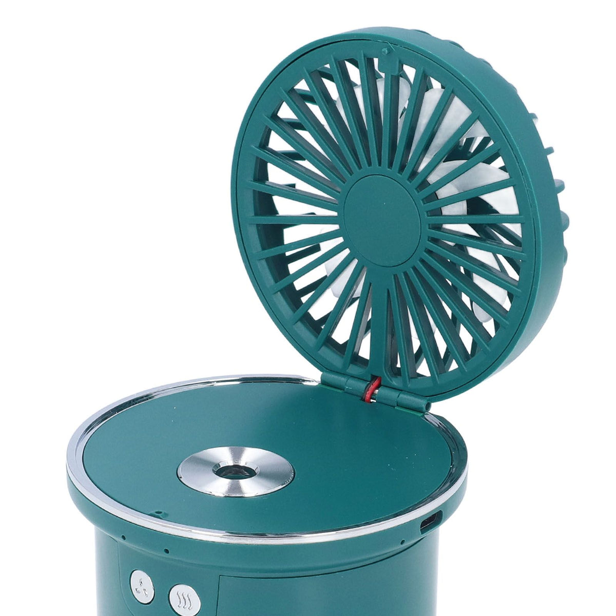 5V 5W Fan Humidifier 2 in 1 Desktop Humidifiers USB Charging 35ML Fog Output 280ml Multifunctional Fan for Desktop Office