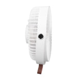 Electric Fan 3 Speeds 360 Degree Adjustable USB Rechargeable Portable Camping Fan with Night Light for Dormitory Camping - Top-Down View