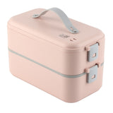 Electric Lunch Box Plug in Double Layer Stainless Steel Steaming Insulation Portable Food Warmer 300W 220V CN Plug - Extra Image
