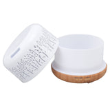 Desktop Humidifier 300ml Wood Grain Design Low Noise Aromatherapy Humidifier with LED Color Light 100‑240V AU Plug