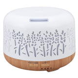 Desktop Humidifier 300ml Wood Grain Design Low Noise Aromatherapy Humidifier with LED Color Light 100‑240V AU Plug
